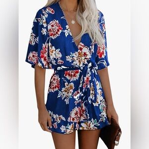 Blue romper. Size large.